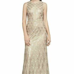 BCBGMAXAZRIA Patti Sleeveless Sequin Gown